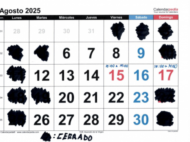 horario
